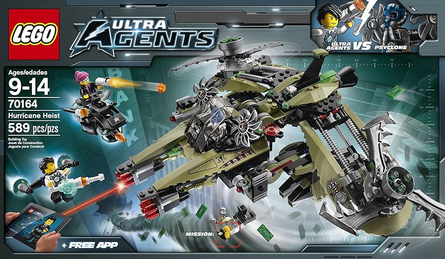Amazon.com: LEGO Ultra Agents 70164 Hurricane Heist : Toys